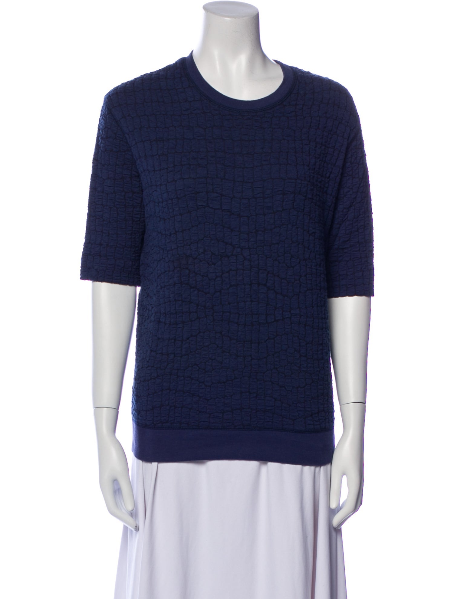 Sandro Crew Neck Short Sleeve Sweatshirt