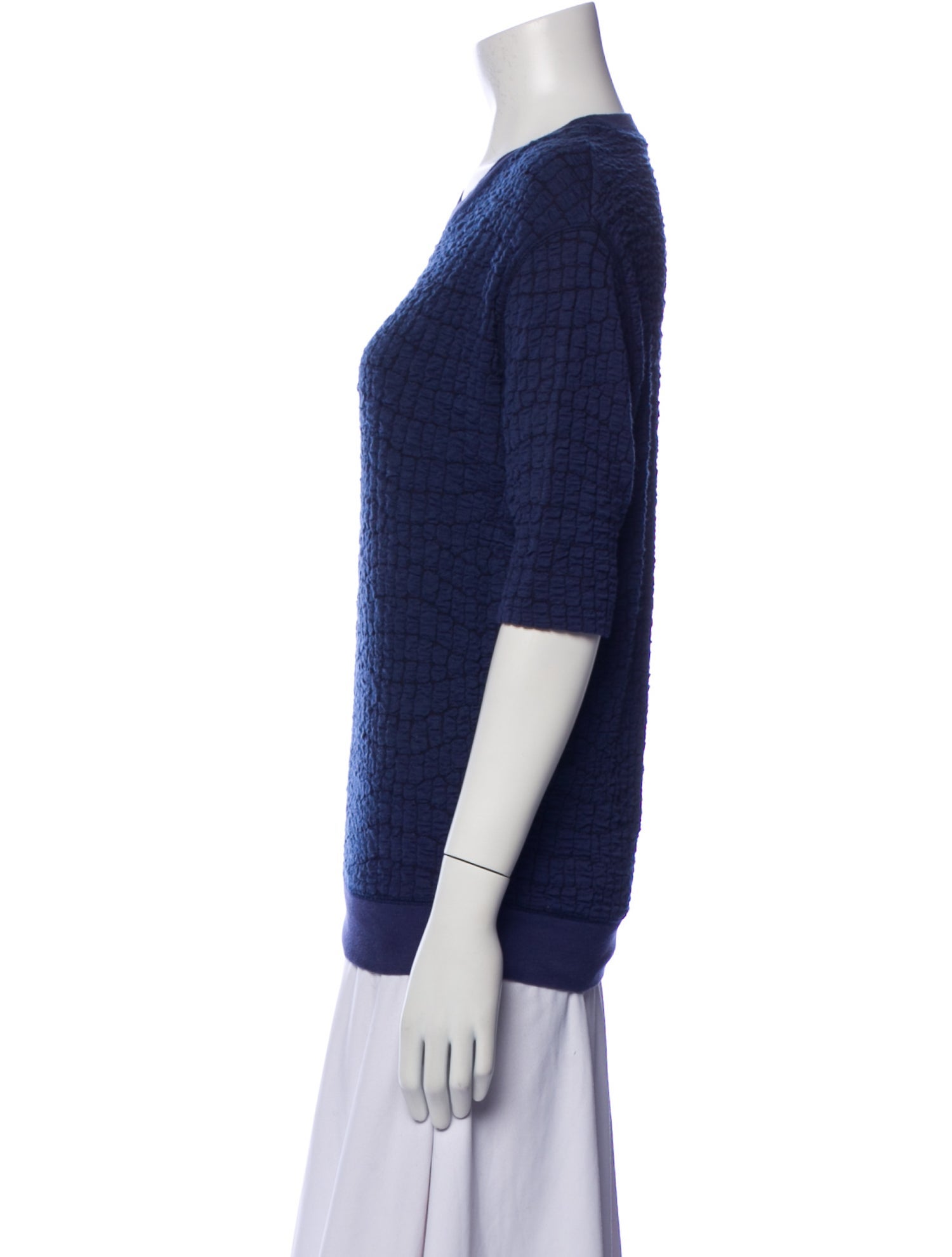 Sandro Crew Neck Short Sleeve Sweatshirt