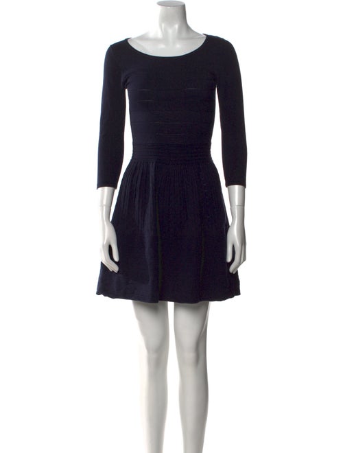 Sandro Bateau Neckline Mini Dress