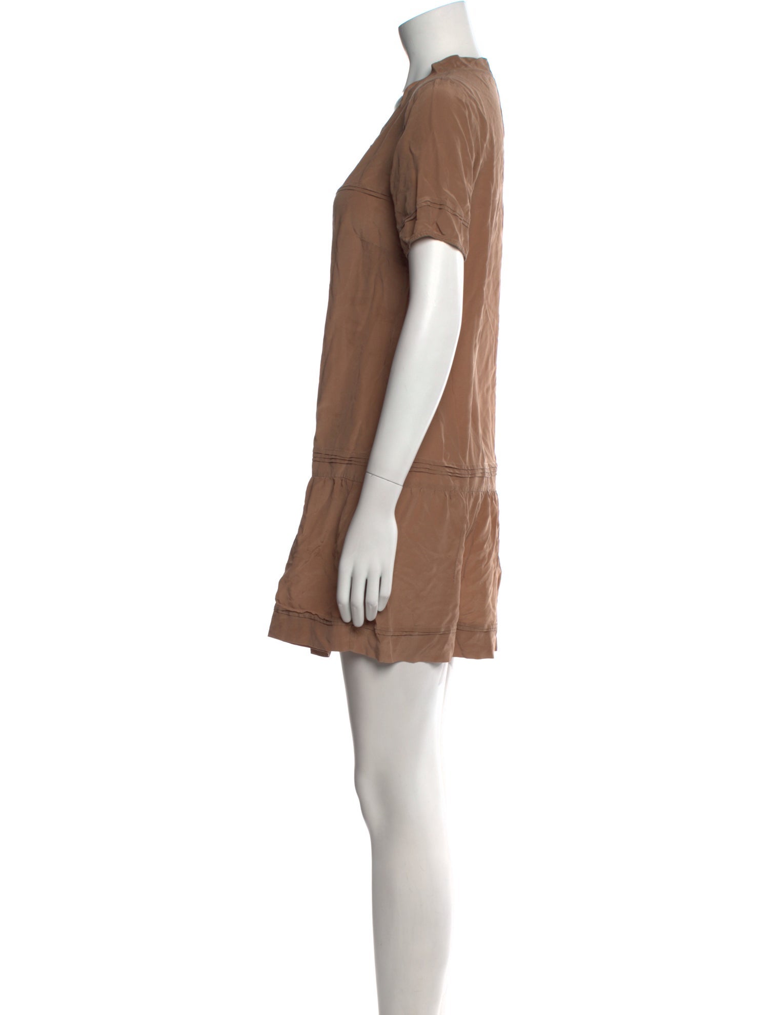 Sandro Cowl Neck Mini Dress