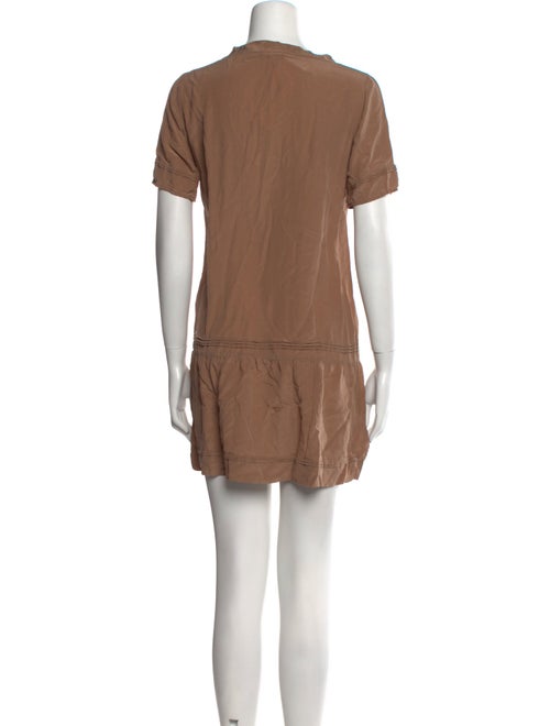 Sandro Cowl Neck Mini Dress