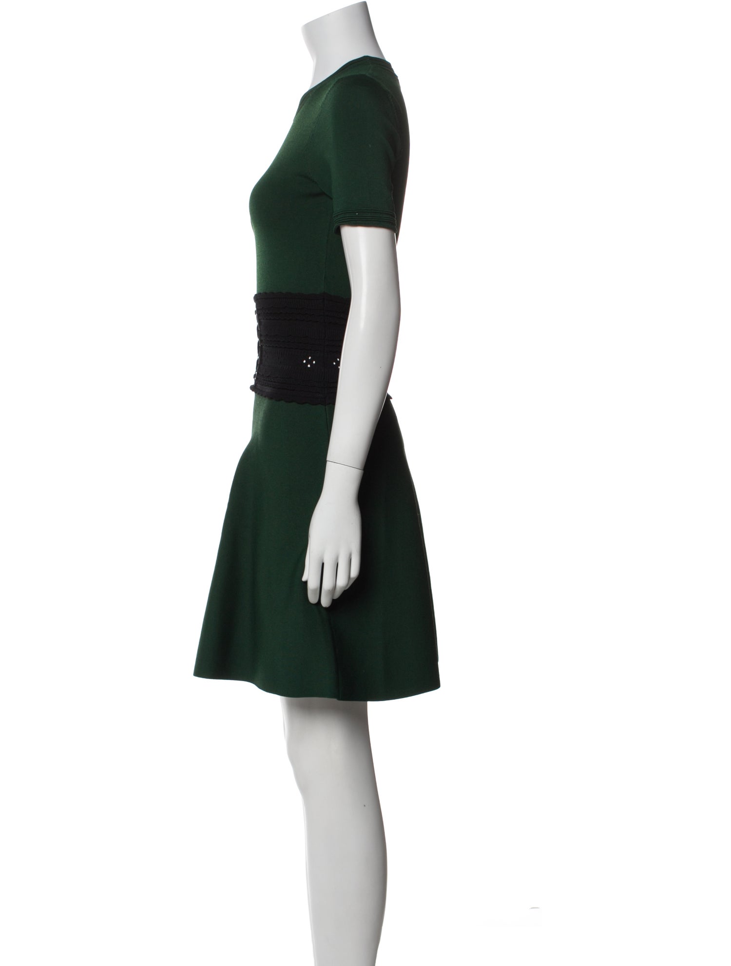 Sandro Crew Neck Mini Dress