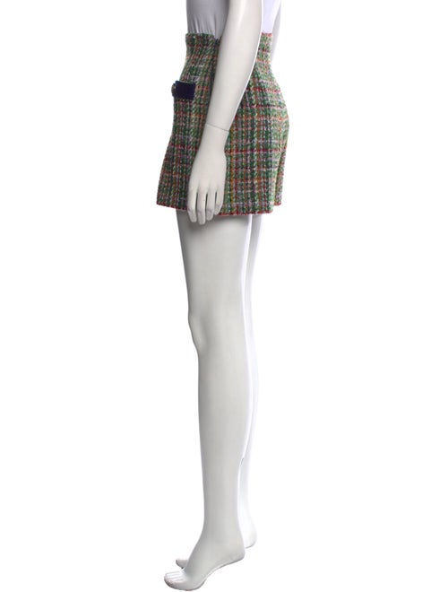 Sandro Tweed Pattern Mini Shorts