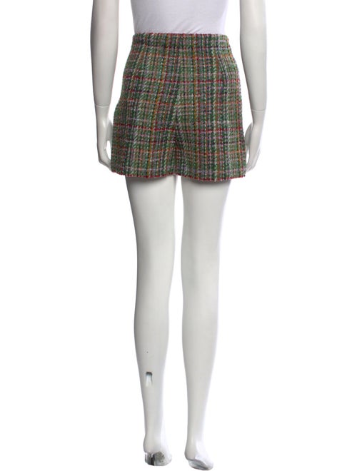 Sandro Tweed Pattern Mini Shorts