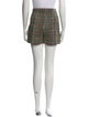 Sandro Tweed Pattern Mini Shorts