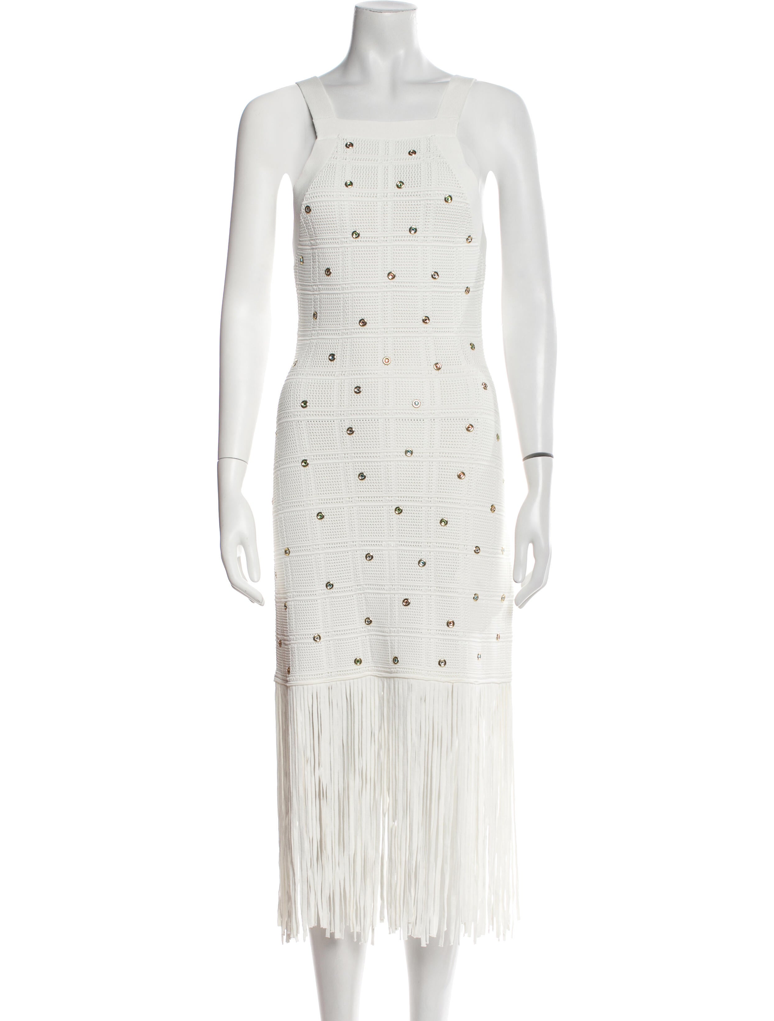 Sandro Square Neckline Midi Length Dress w/ Tags