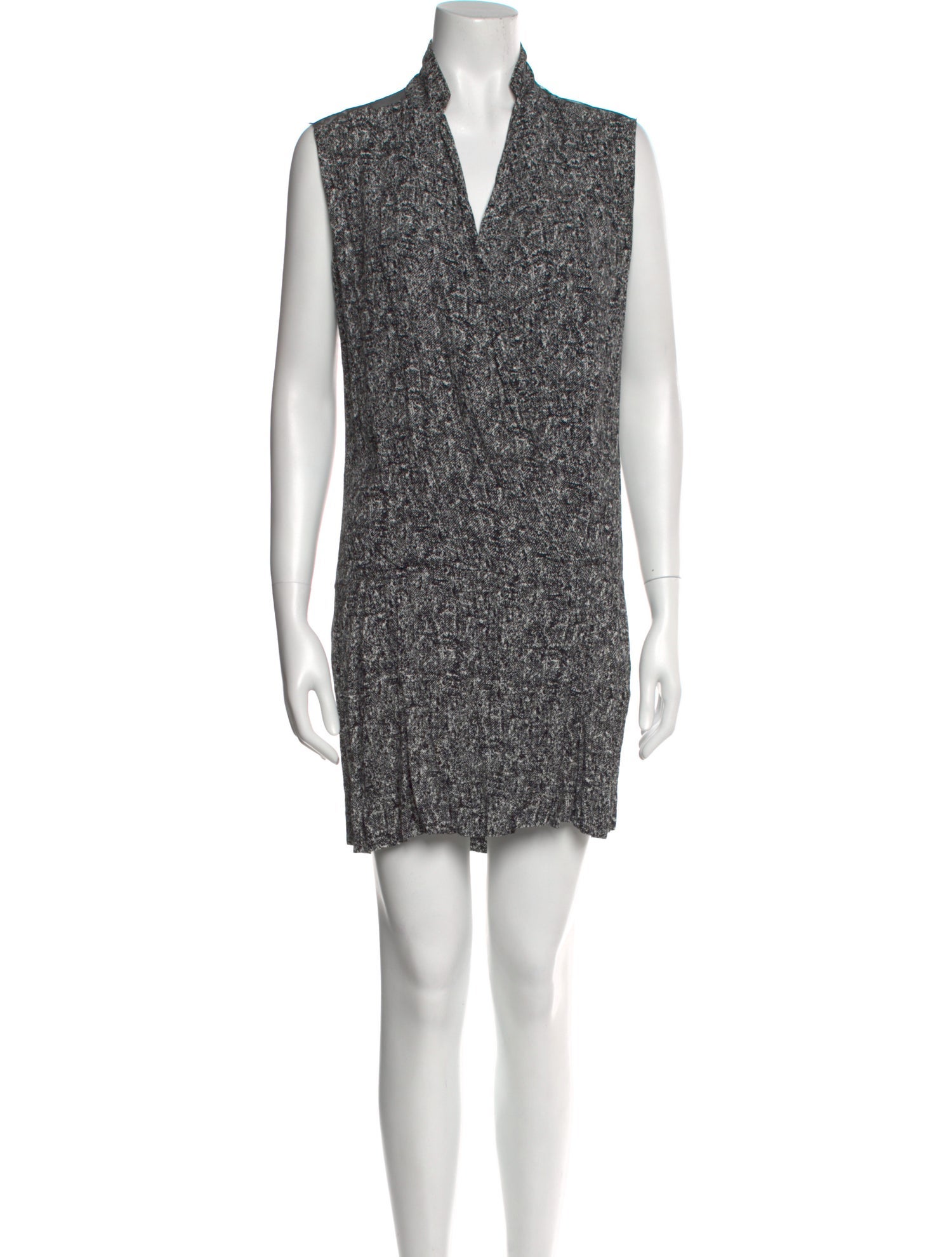 Sandro Printed Mini Dress