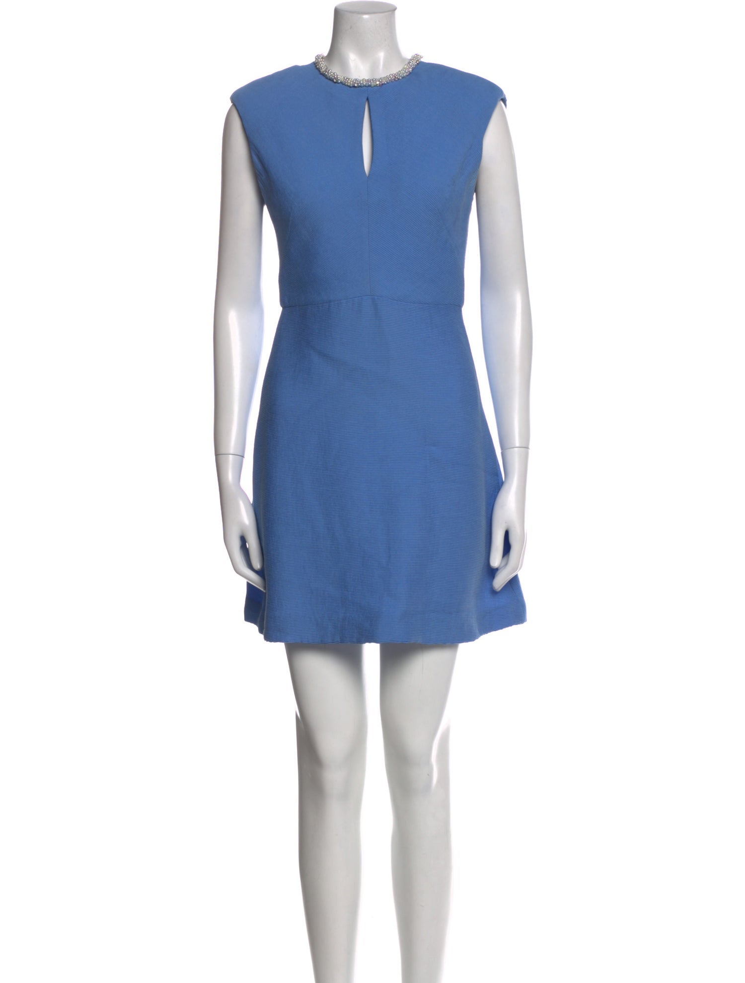 Sandro Crew Neck Mini Dress