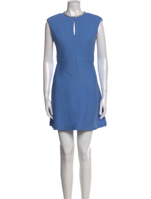 Sandro Crew Neck Mini Dress