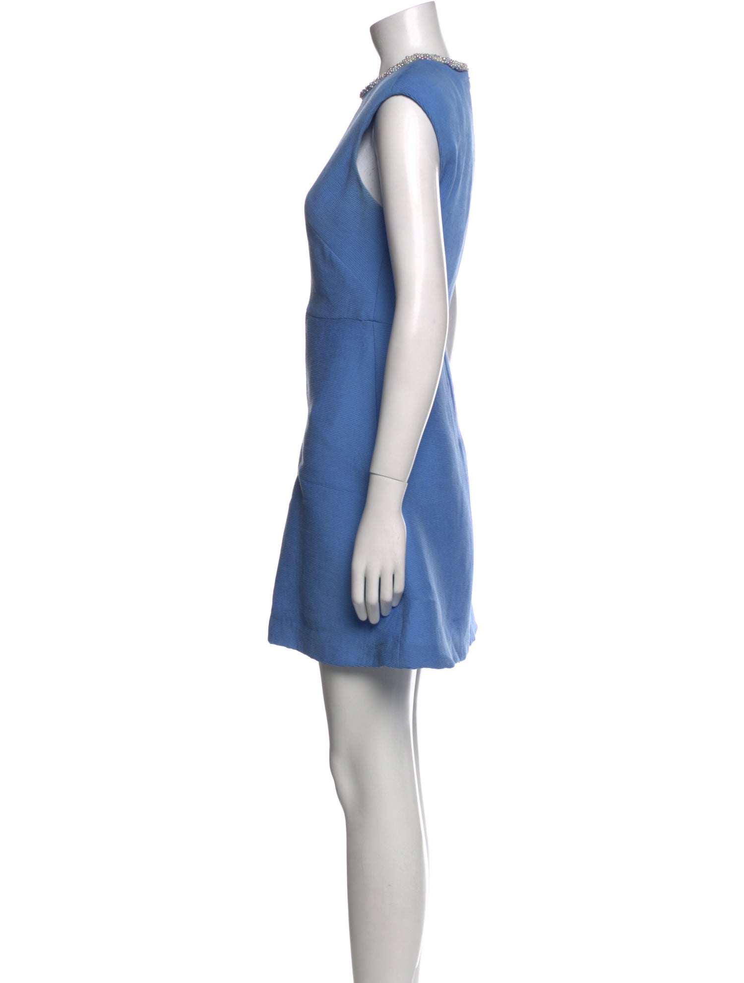 Sandro Crew Neck Mini Dress