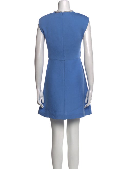 Sandro Crew Neck Mini Dress