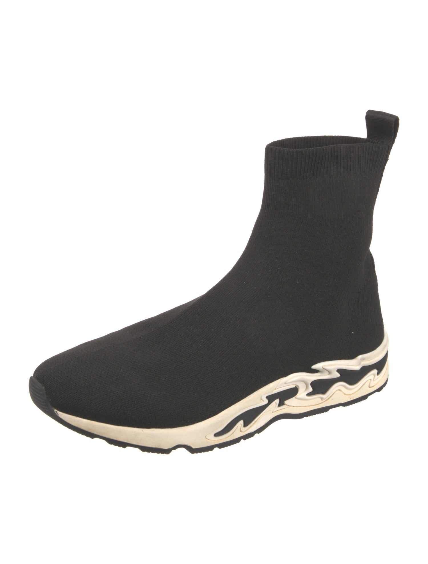 Sandro Colorblock Pattern Sock Sneakers