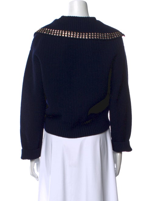 Sandro Wool V-Neck Sweater