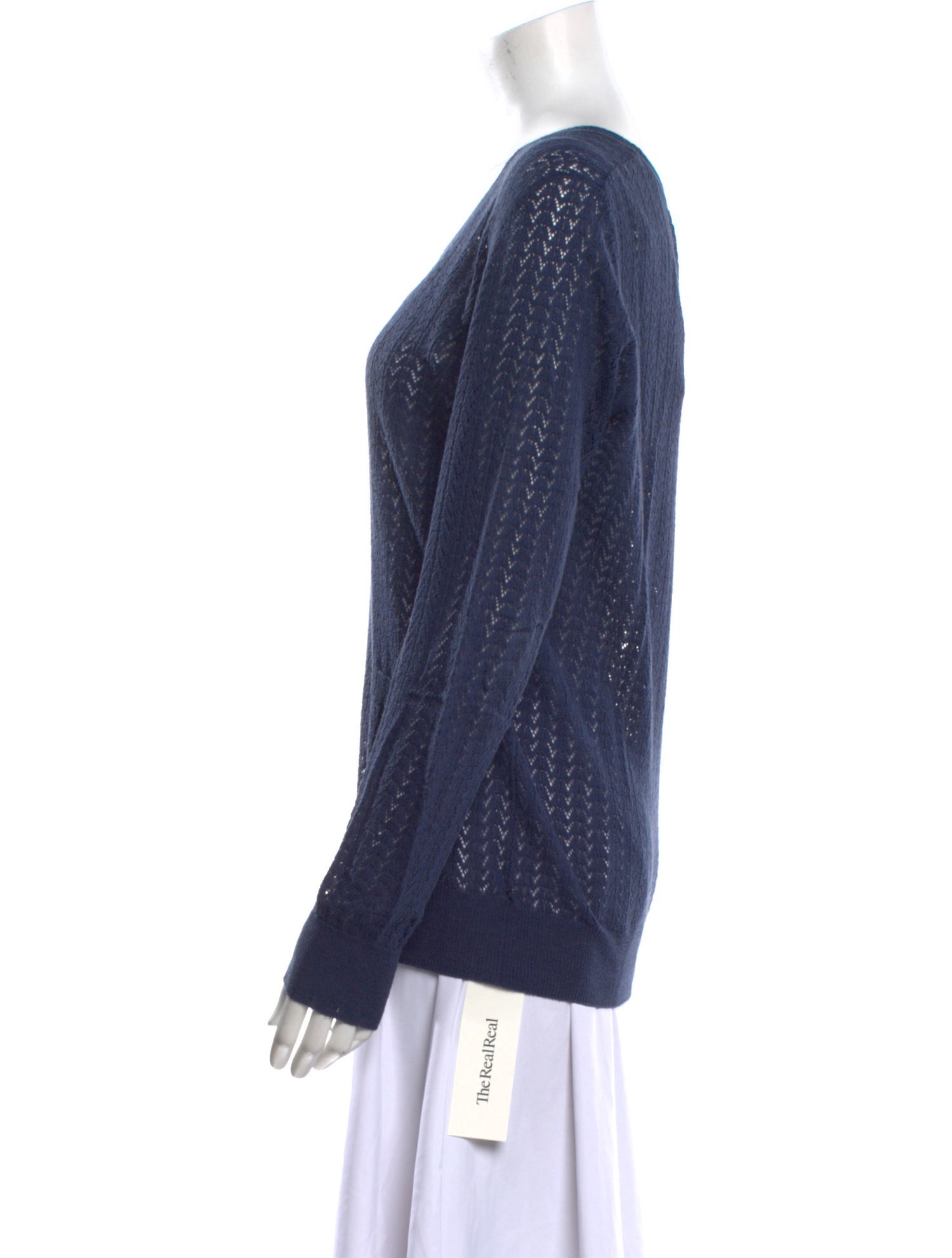 Sandro Scoop Neck Long Sleeve Sweatshirt