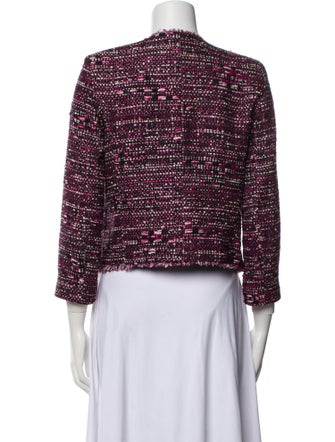 Sandro Plaid Print Evening Jacket