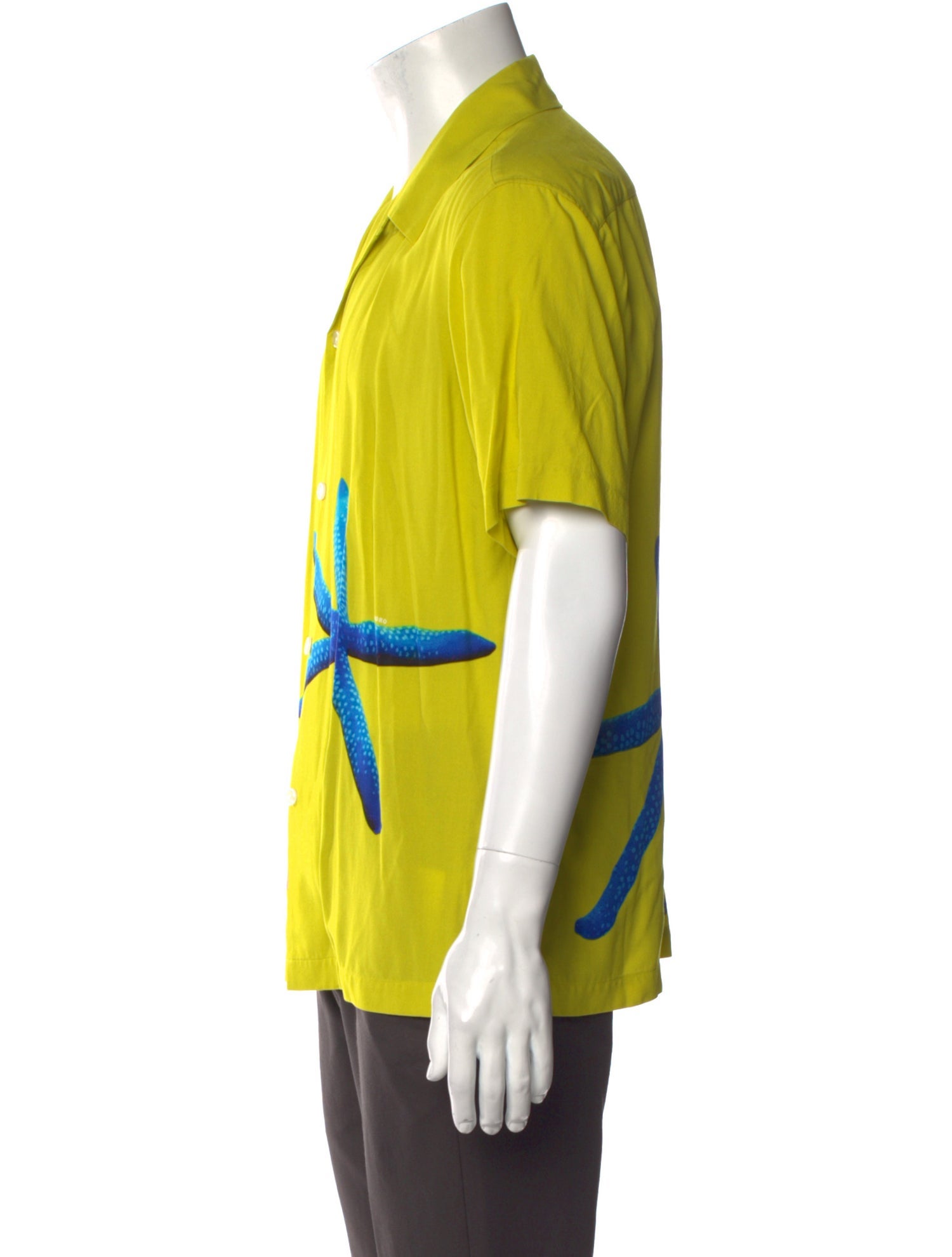 Sandro Graphic Print Short Sleeve Shirt