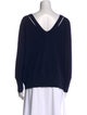 Sandro Wool Bateau Neckline Sweater