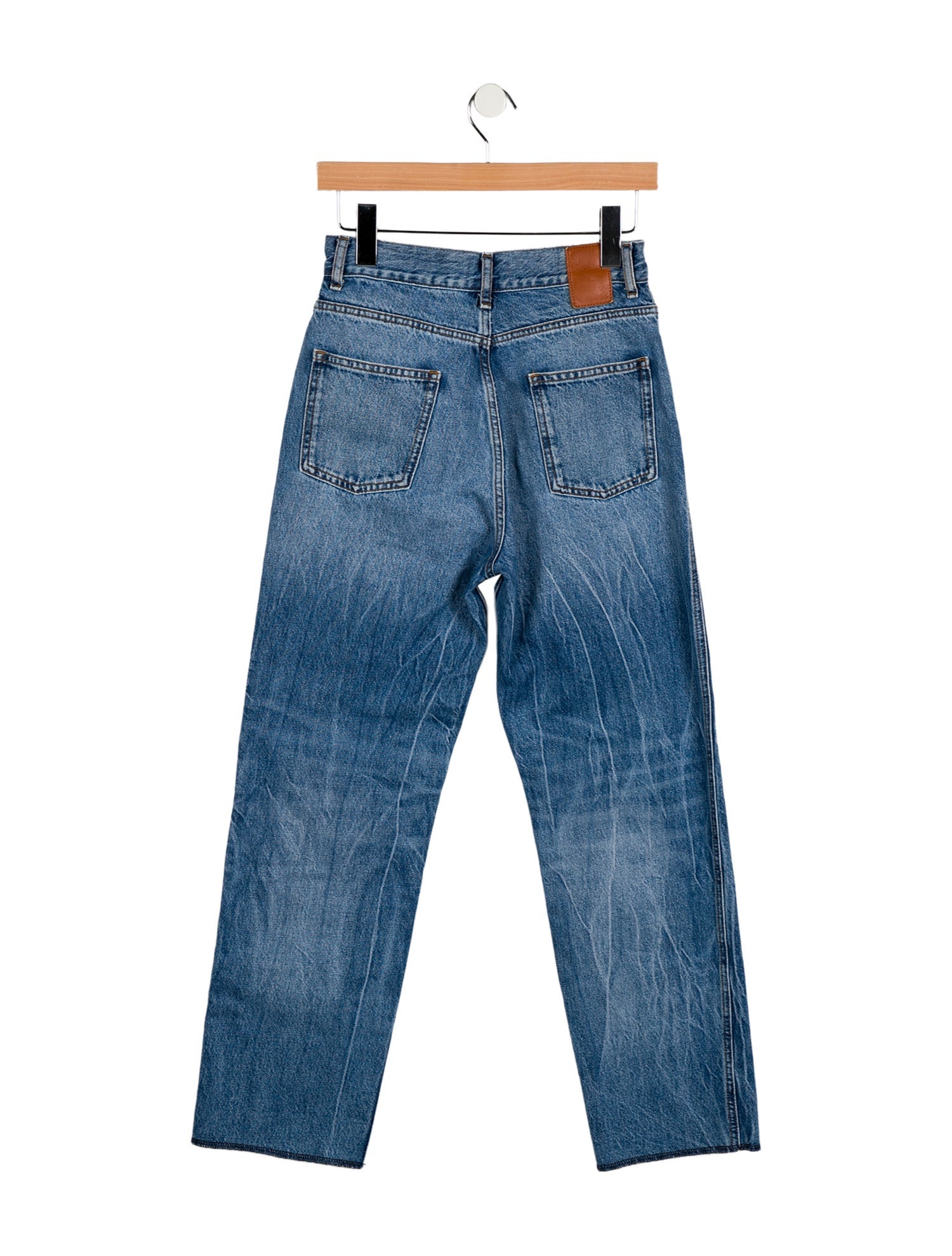 Sandro High-Rise Straight Leg Jeans