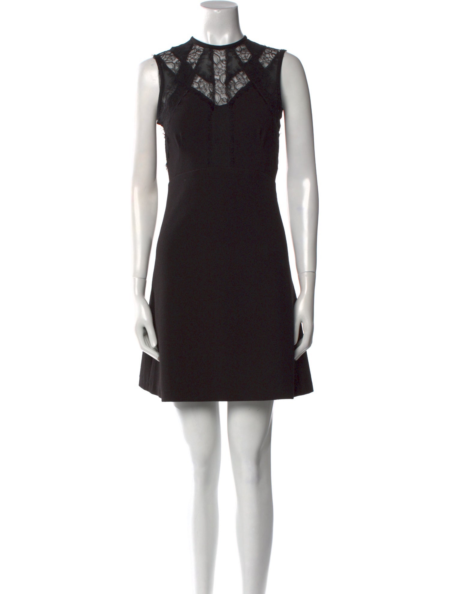 Sandro Crew Neck Mini Dress