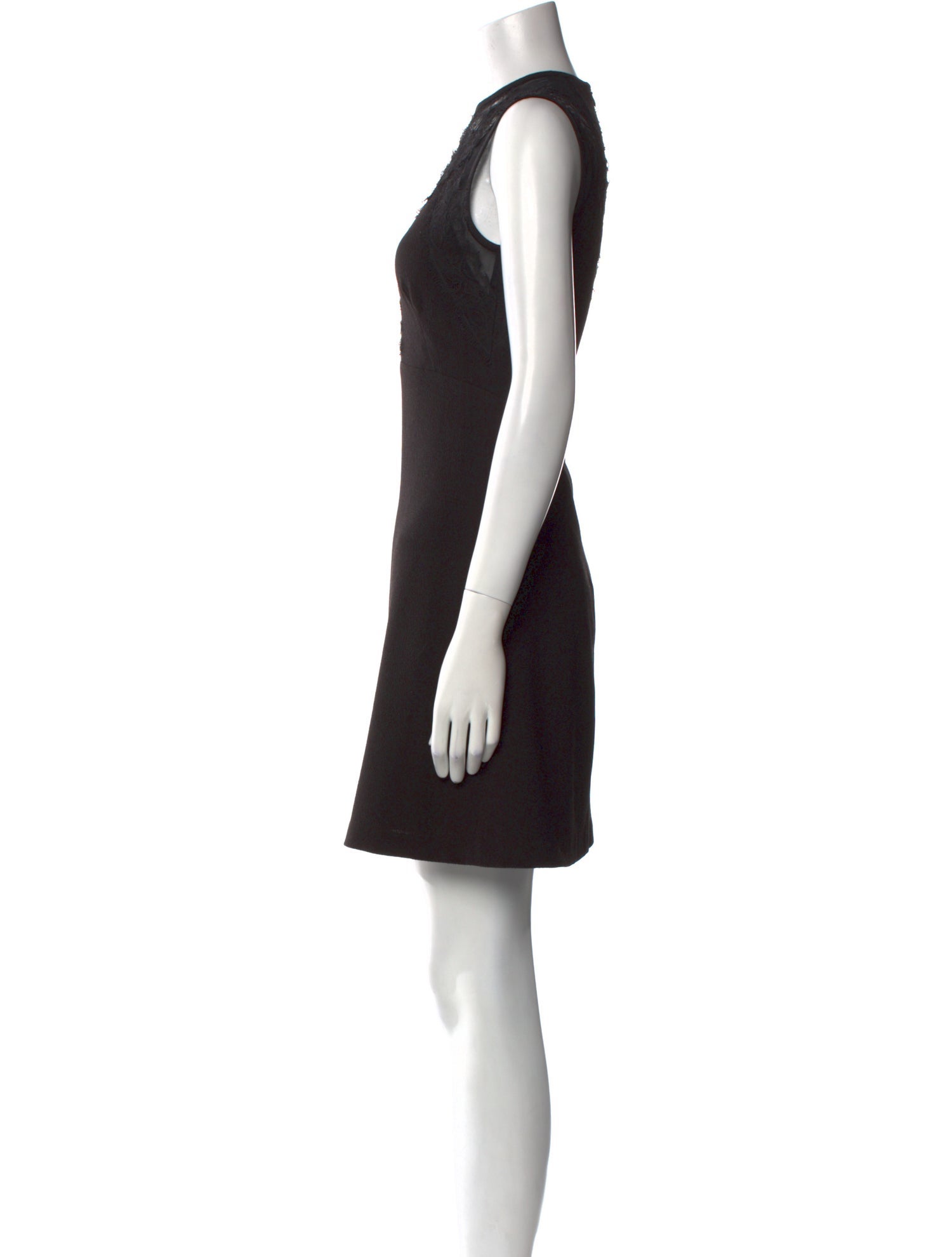 Sandro Crew Neck Mini Dress