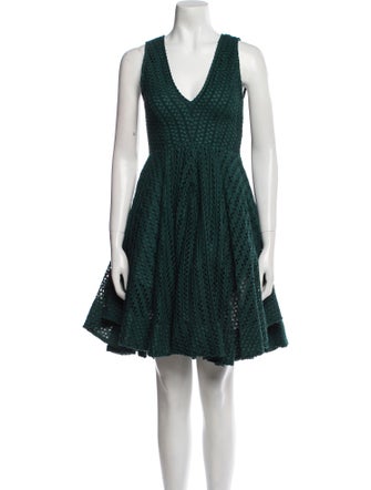 Sandro V-Neck Mini Dress