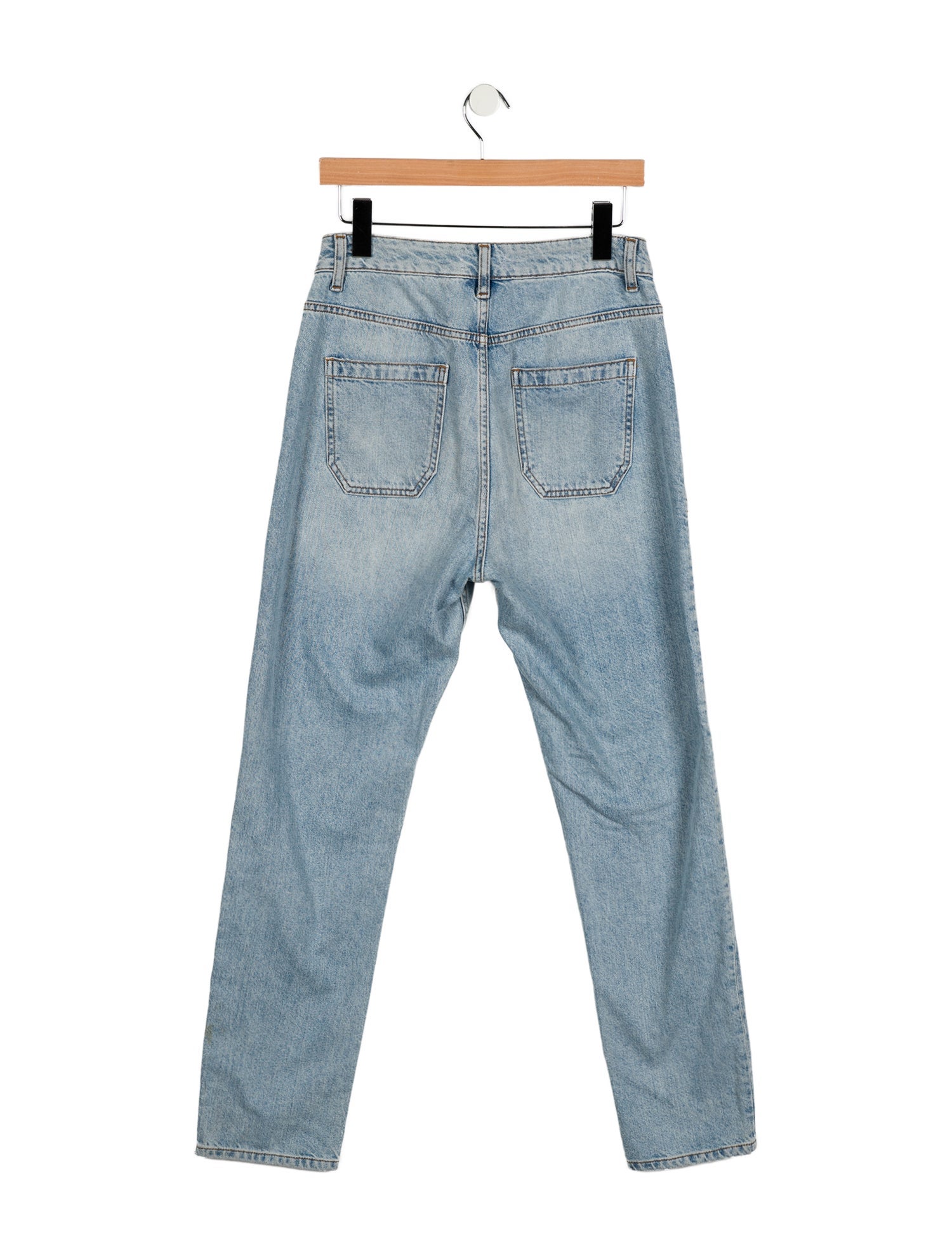 Sandro High-Rise Straight Leg Jeans