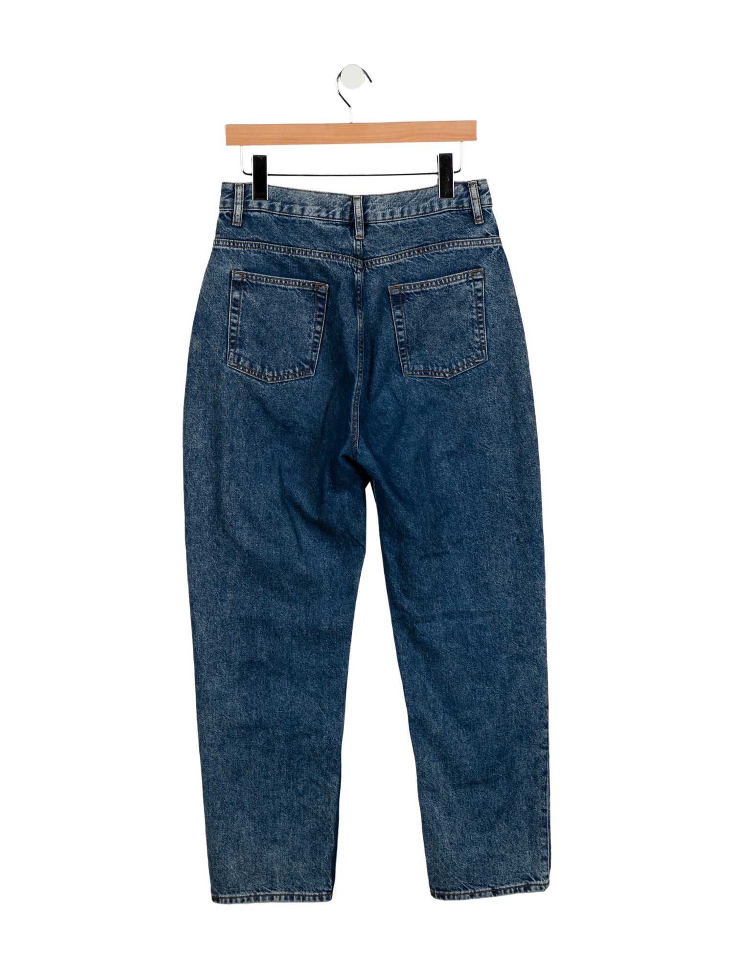 Sandro High-Rise Straight Leg Jeans