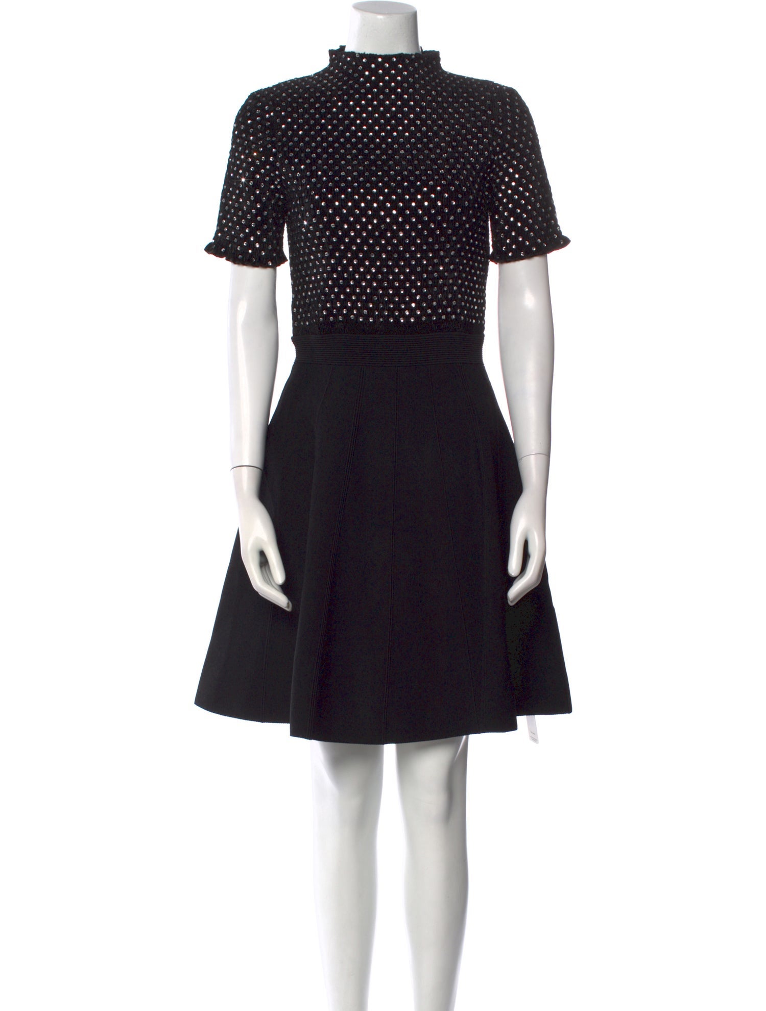 Sandro Polka Dot Print Mini Dress