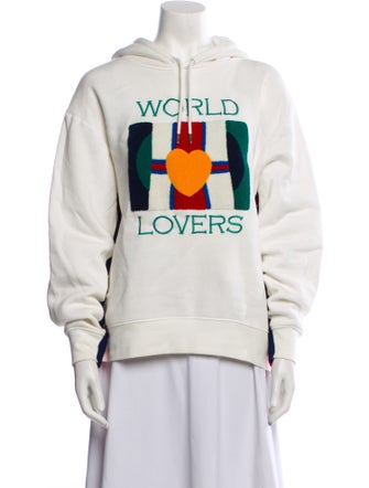 Sandro Graphic Print Crew Neck Sweatshirt