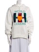 Sandro Graphic Print Crew Neck Sweatshirt