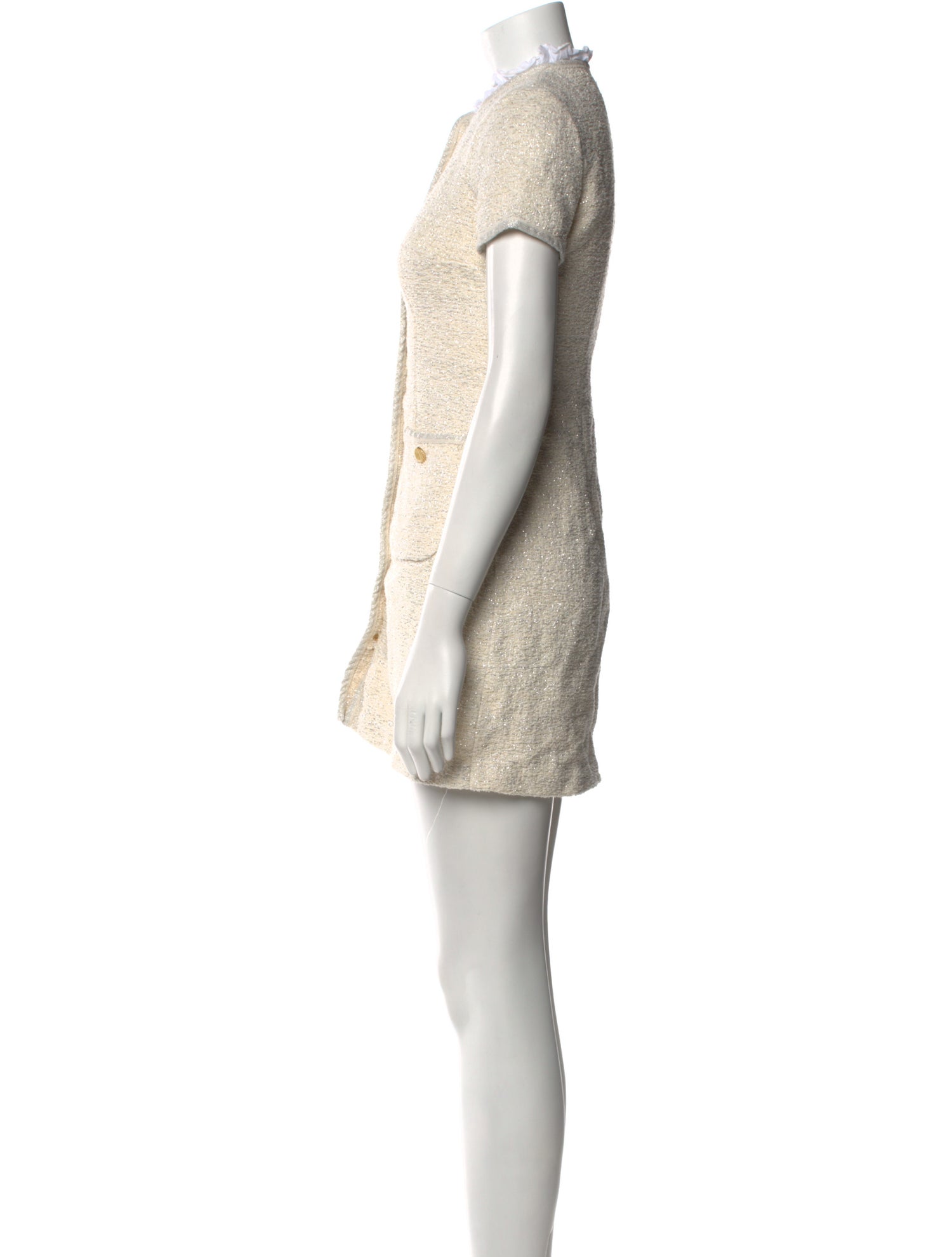 Sandro Mock Neck Mini Dress