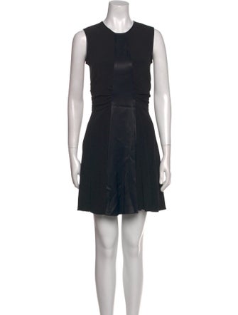 Sandro Crew Neck Mini Dress