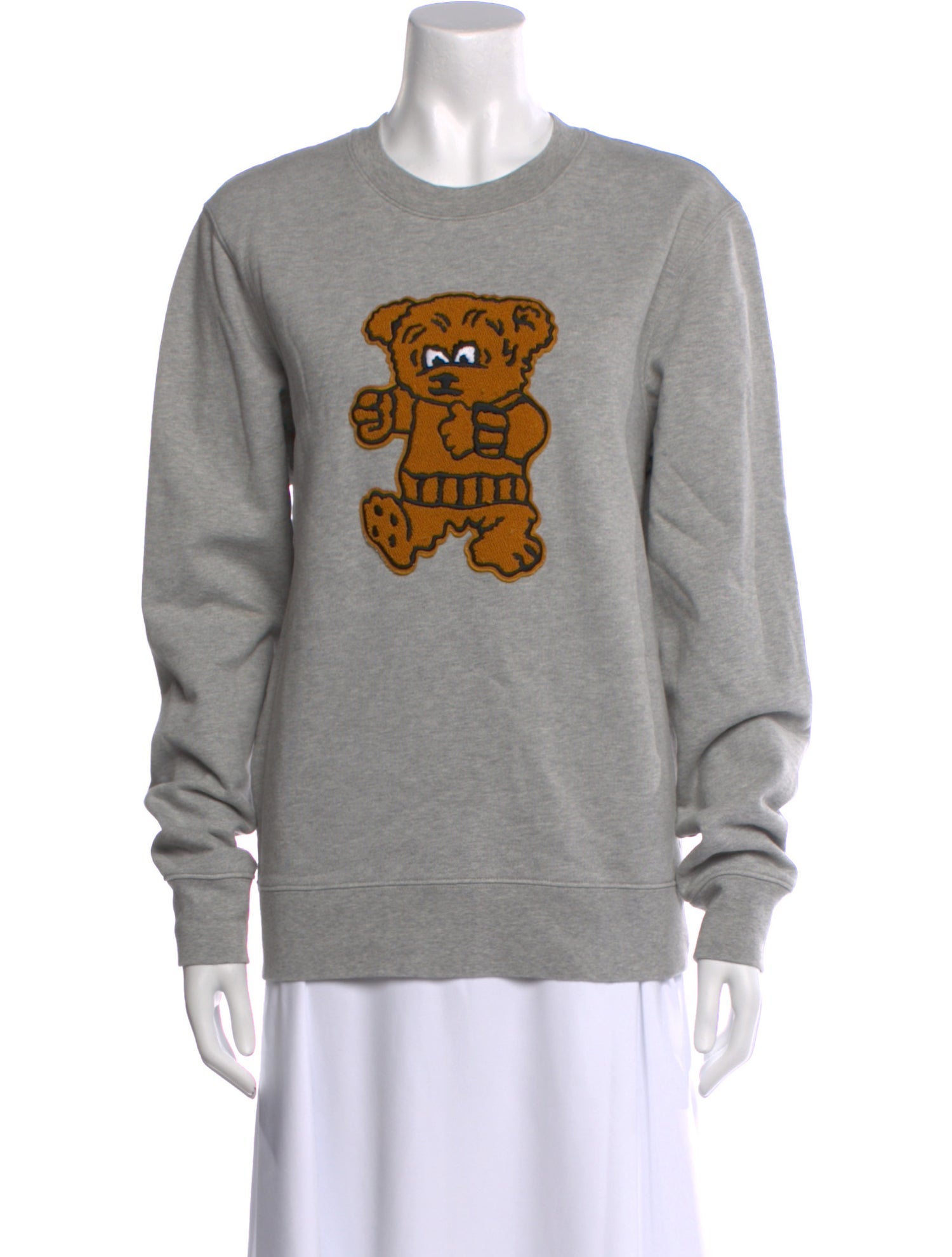 Sandro Graphic Print Crew Neck Sweatshirt