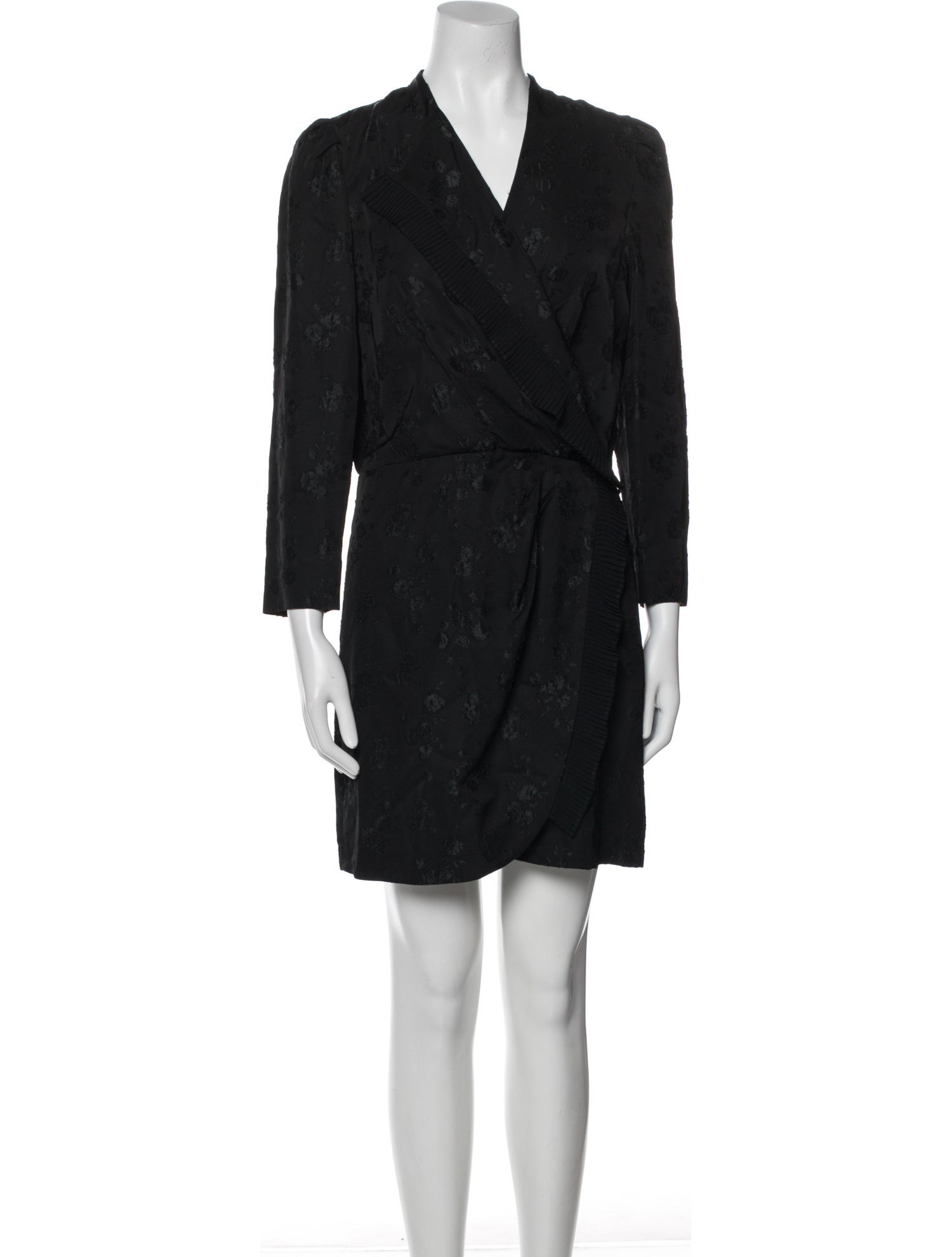 Sandro V-Neck Mini Dress