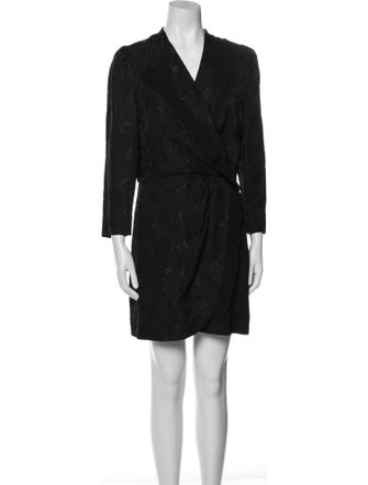 Sandro V-Neck Mini Dress