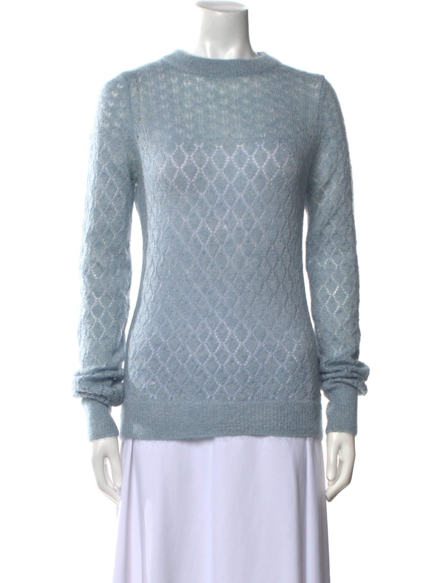 Sandro Mohair Crew Neck Sweater
