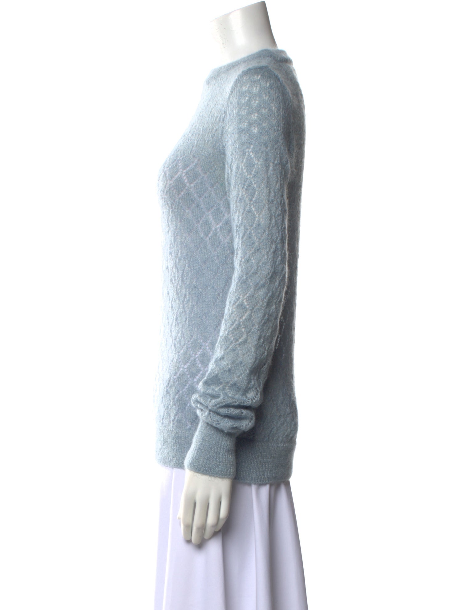 Sandro Mohair Crew Neck Sweater