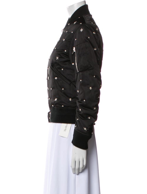 Sandro Polka Dot Print Bomber Jacket