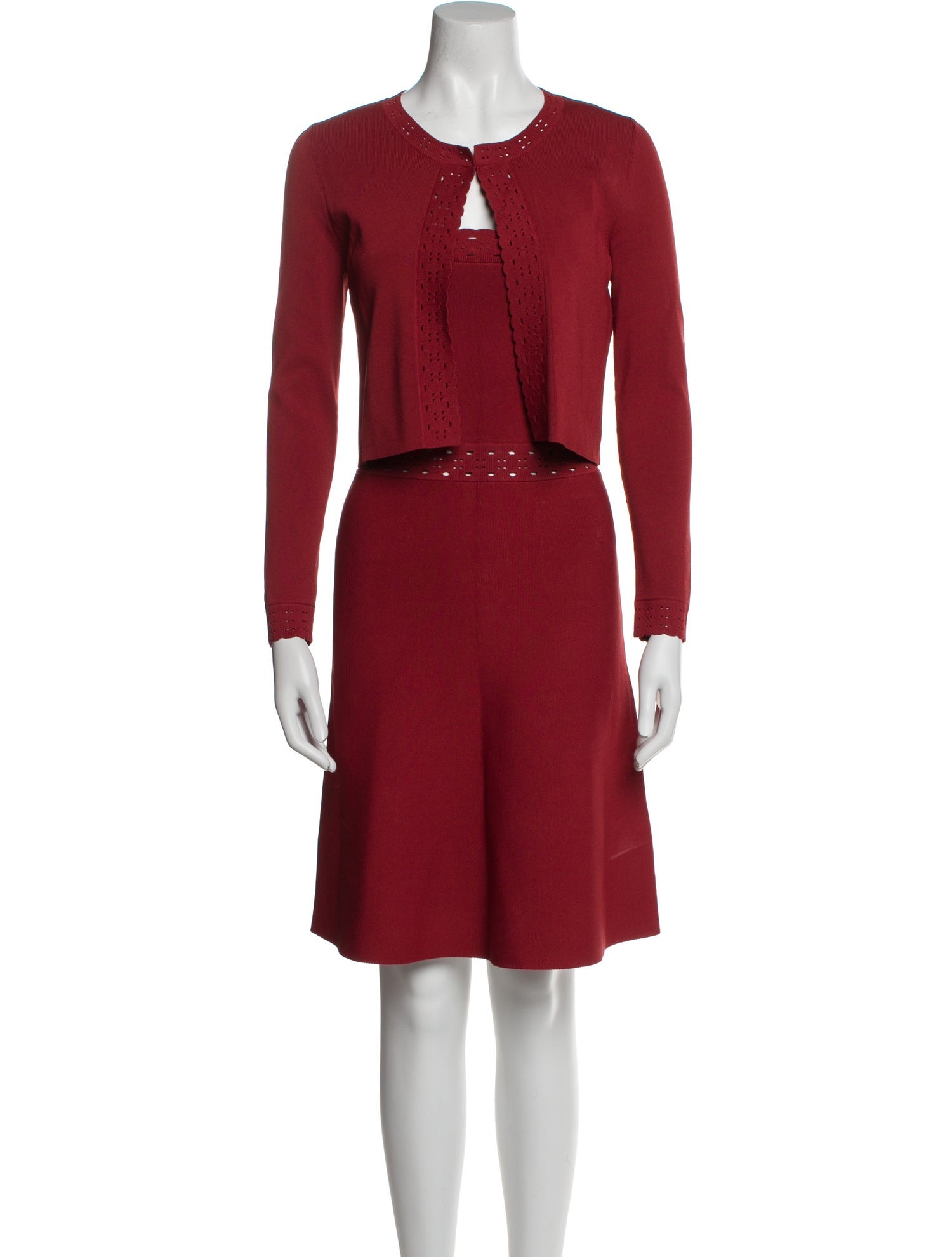 Sandro Cutout Accent Skirt Set