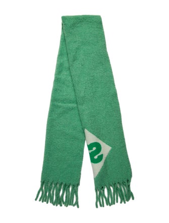 Sandro Wool Printed Scarf