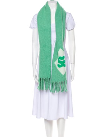 Sandro Wool Printed Scarf