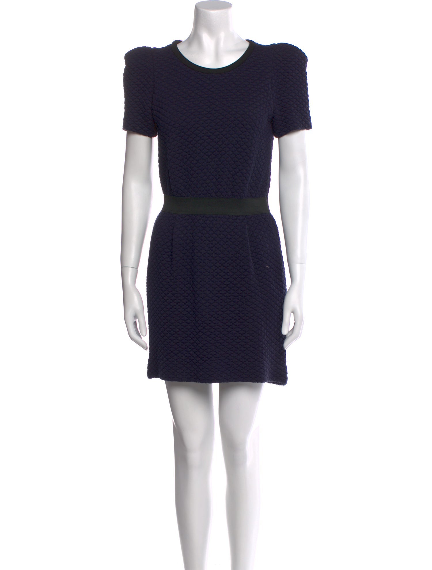 Sandro Crew Neck Mini Dress