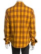 Sandro Virgin Wool Plaid Print Trucker Jacket
