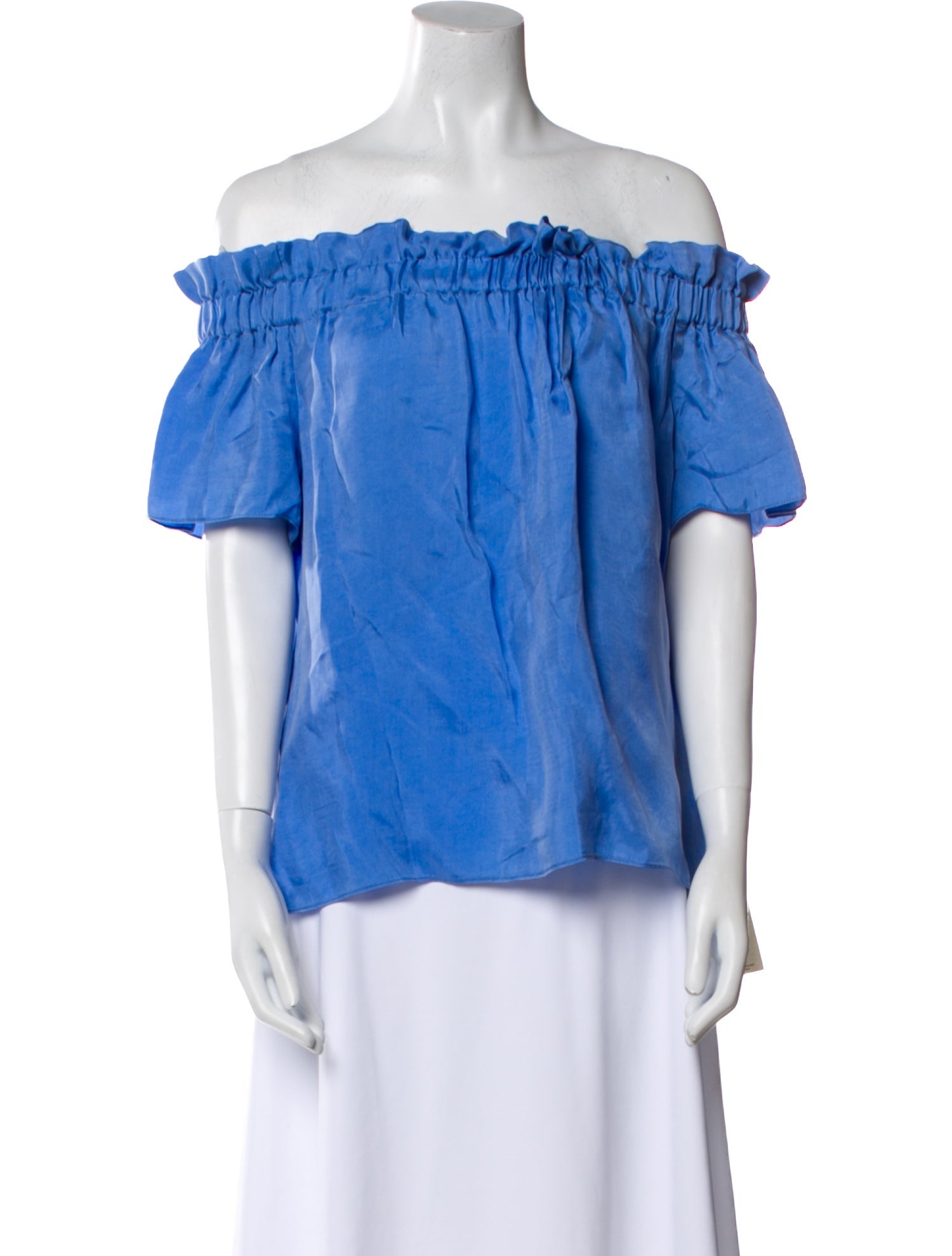Sandro Off-The-Shoulder Short Sleeve Blouse