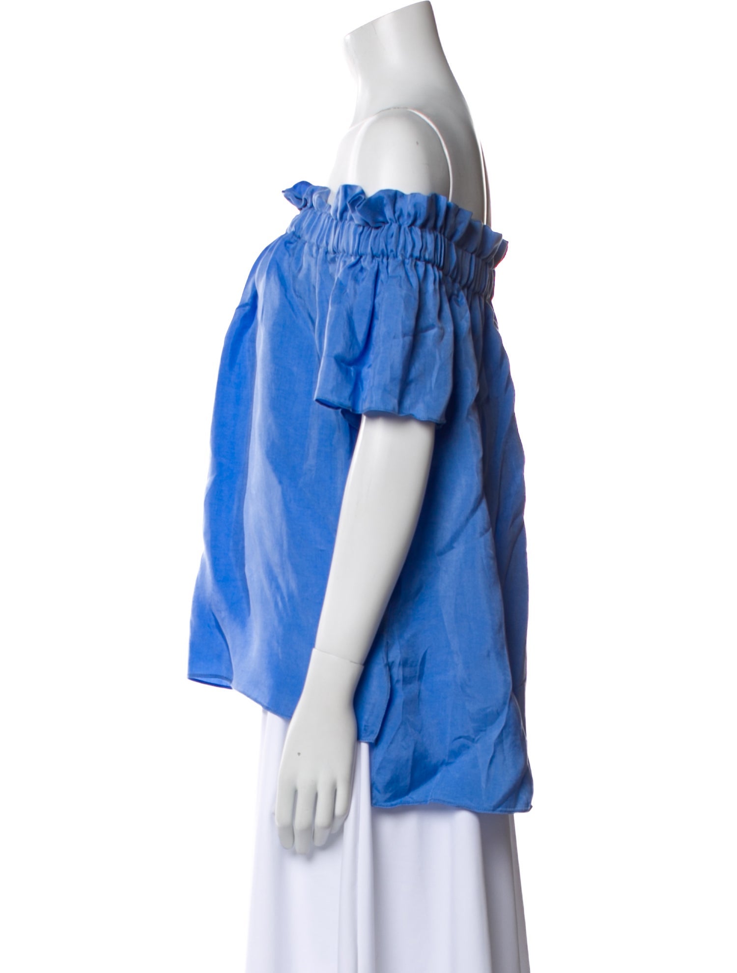 Sandro Off-The-Shoulder Short Sleeve Blouse