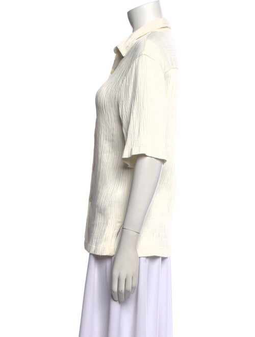 Sandro Short Sleeve Button-Up Top