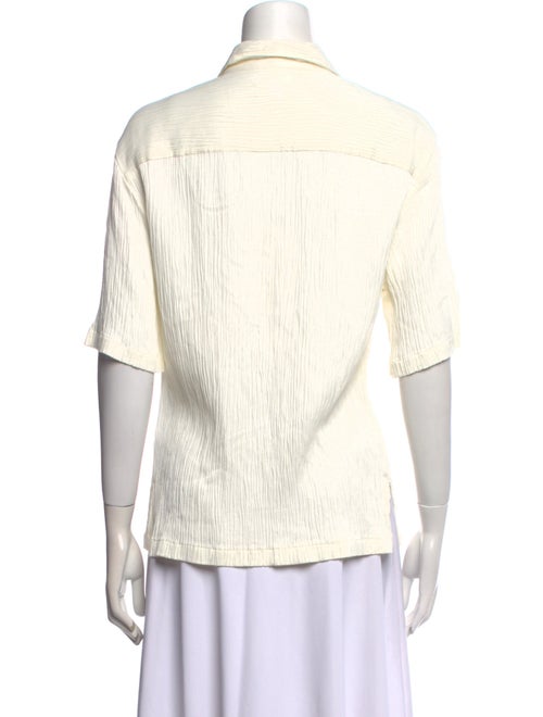 Sandro Short Sleeve Button-Up Top