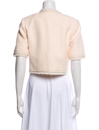 Sandro Tweed Pattern Evening Jacket