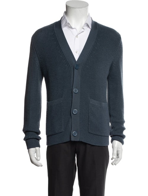 Sandro Wool V-Neck Cardigan