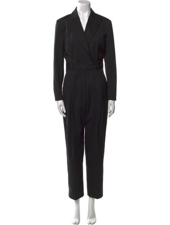 Sandro V-Neck Jumpsuit